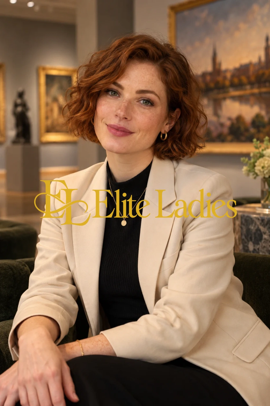 Amelie (Sample) — AI-generated portrait of a fictional adult; not a real advertiser